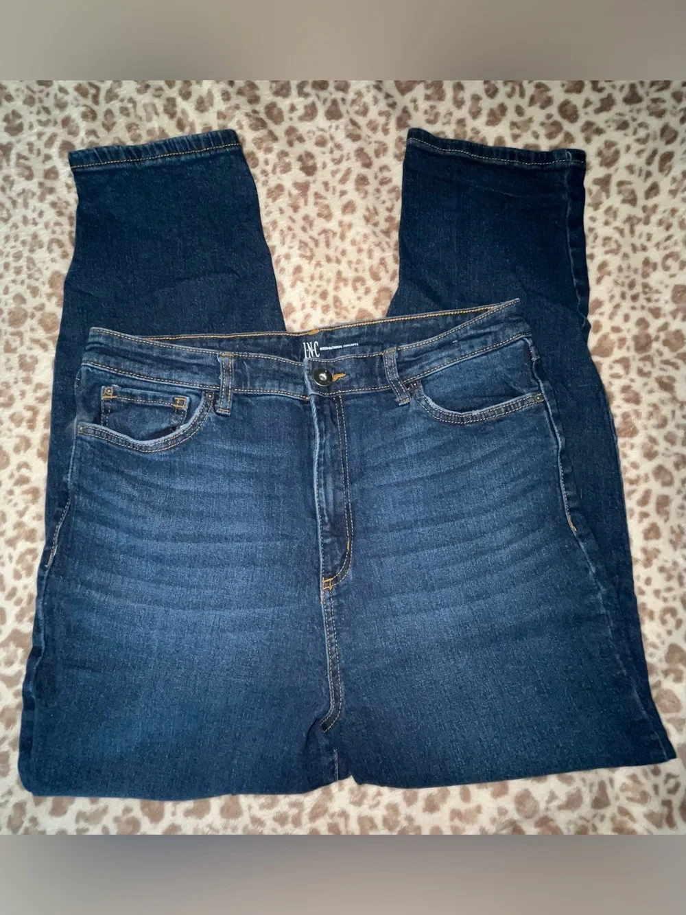 INC - Dark Blue High-Rise Women's Jeans